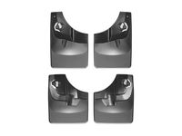WeatherTech Custom MudFlaps for Ford F-150 - Front & Rear Set Black (110044-120044)