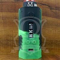 ModShield for Lost Vape Triade DNA200 & DNA250 Silicone Case 200W & 250W TC Sleeve Skin DNA Shield ByJojo (Green/Black)