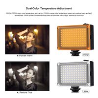 Gotian Portable Video LED Lamp Photography Fill Light for DSLR Camera Camcorder, with Dual Color Temperature Adjustment