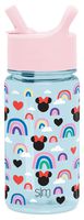 Simple Modern Disney 16oz Summit Kids Tritan Water Bottle with Straw Lid for Toddler - Dishwasher Safe Travel Tumbler - Disney: Minnie Rainbows