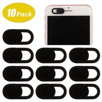BKpearl 10 Pack Webcam Cover, Web Camera Cover Sticker Laptop Webcam Blocker for Laptop, MacBook, iMac, Desktop, Smartphone