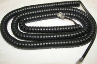 5 Pack of Charcoal 25' Ft Long Handset Cords for RCA Phone Executive Series 2 3 4 8 Multi Line ViSys 25202RE3 25203RE1 25403RE3 25404RE3 25413RE3 25414RE3 Dark Gray Curly Coil Lot by DIY-BizPhones
