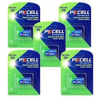 CR123A CR17335 Lithium 3V Batteries, 5-Pack