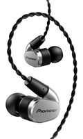 Pioneer Hi-Res in-Ear Ergonomic Tangle Resistant Headphones, Silver SE-CH5T(S)