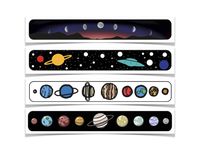 (4-Pack) Fairstix Space Vinyl Stickers for Spacebar. Fits MacBook, HydroFlasks, and More! Inspired by Space, NASA, Planets, Galaxies, and ETSY. Great for Kids Interested in Space!