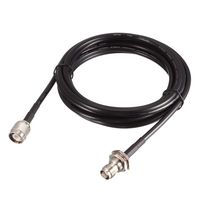 uxcell RG58 RF Coaxial Cable TNC Male to TNC Female Pigtail Jumper Cable 10 Feet