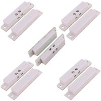 UHPPOTE Normal Closed Wired Screw-Terminal Surface-Mount Magnetic Contact for Window Door Security (Pack of 5)