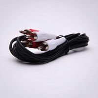 FireFold 2 RCA Audio Cable - Male to Male 6ft - for Connecting DVD Players, VHS Players, Sega Dreamcast, Nintendo 64