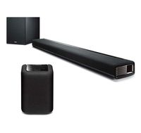 Yamaha YAS-706 MusicCast Wireless Multiroom Sound Bar, Black + Yamaha MusicCast WX-010 Wireless Speaker (Black) Bundle