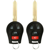 KeylessOption Car Key Ignition Keyless Entry Remote Control Fob Replacement for CWTWB1U751 (Pack of 2)