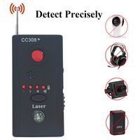 Wireless Camera Detector for Anti Spy Hidden Camera Adjustable Detection Sensitivity Signal Bug RF Detector Finder GSM Voice Device Lens Detector
