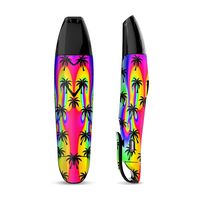 IT'S A SKIN Decal Vinyl Wrap for Suorin Vagon Pod Vape Sticker Sleeve Cover/Rainbow Palm Tree