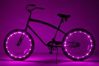 Brightz WheelBrightz LED Bicycle Wheel Accessory Light (2-Pack Bundle for 2 Tires), Pink