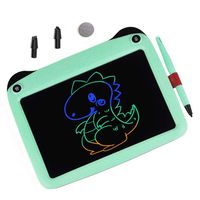mom&myaboys Upgraded Colorful Screen 9 Inch Electronic Writing Board Doodle Board-Best Gifts for Kids (Green)