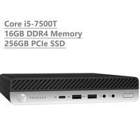 2019 HP EliteDesk 800 G3 Mini Business Desktop (Intel Quad Core i5-7500T, 16GB DDR4 RAM, 256GB PCIe NVMe M.2 SSD) Type-C, DP, WiFi, Ethernet, USB Keyboard + Mouse, Windows 10 Pro