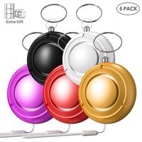 Safesound Personal Alarm, 130dB Siren Pocket Guardian Personal Alarm for Elderly Women Kids Seniors with Extra 6 Batteries -5 Pack