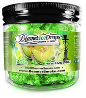 Melon 100G Ultra Premium Beamer Ice Drops Hookah Shisha Smoking Gel. Each Bowl Lasts 2-4 Hours! USA Made, Huge Clouds, Amazing Taste! Better Taste & Clouds Than Tobacco!