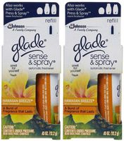 Glade Sense & Spray Refill - Hawaiian Breeze - .43 oz - 2 pk