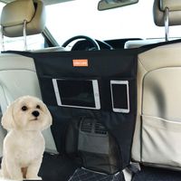 Leke Lake Pet Car Backseat Barrier Adjustable for Safe Travel Driving, Car Seat Organizer Easy to Install and Adjust for All Cars