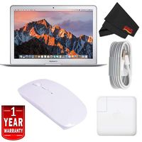 Apple 13" MacBook Air (2017 Newest Version) 1.8GHz Core i5 CPU, 8GB RAM, 128GB SSD (Bundle) (Renewed)