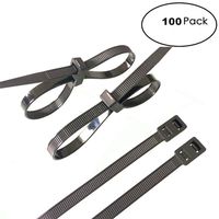 Xingo 12 Inch Heavy Duty Zip ties Unique Double Lock Nylon Cable Ties with UV Self-Locking 100Pack