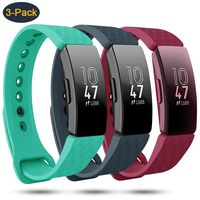 findway Compatible with Fitbit Inspire HR Bands/Fitbit Inspire Band, Adjustable Soft Silicone Inspire Straps for Women Men Sports Replacement Accessories Bands for Inspire/Inspire HR Fitness Tracker