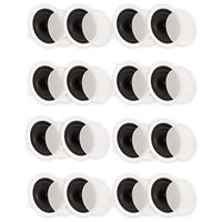 Theater Solutions TS80C in Ceiling 8" Speakers Surround Sound Home Theater 8 Pair Pack