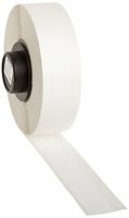 Brady PTL-8-489 TLS 2200 and TLS PC Link 0.5" Width x 50' Height, B-489 Ultra Aggressive Polyester, Matte Finish White BradyBondz Label
