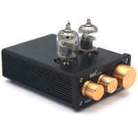 WINGONEER 6J1 Mini Vacuum Tube Preamp Audio Hi-Fi Stereo Pre-Amplifier Treble Bass Control