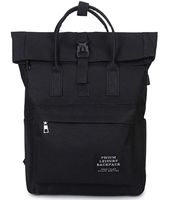 Women External USB Charge Backpack Canvas Rucksack Male Girls Laptop Shoulder School Bags Backpack for teens(Black1)