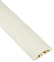 Morris Products 22616 Soft Wiring Duct, Off White, 0.75" ID, 2-1/2" OD, 0.60" Width, 0.43" Height