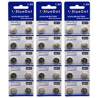 BlueDot Trading AG12 LR43 Battery, 30 Count