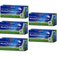 5 Wholesale Lots Kirkland Signature Reynolds Food Service Foil Sheets, 2500 Sheets Total