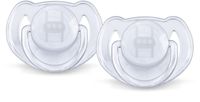Philips Avent Orthodontic Pacifier, 6-18 Months, Translucent Colors SCF170/22, Colors May Vary