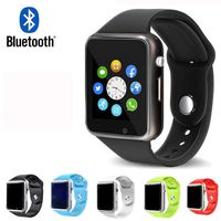 Bluetooth Smart Watch Smartwatch Touch Screen Smart Watch Phone Fitness Tracker SIM SD Card Slot Camera Pedometer Compatible iPhone iOS LG Android Samsung Men Women Kids  (Black)