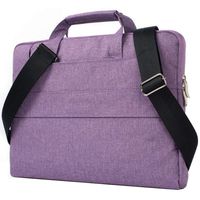 Jennyfly 12 inch Tablet Bag, Women Business Handbag Briefcase with Shoulder Strap 360° Protective Anti-Scratch Handbag Cover with Handle Laptop Bag for 11-12 inch Laptop MacBook Tablet - Purple