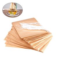 Tea Filter Bags for Loose Tea - 1-Cup Capacity, Disposable Tea Infuser Drawstring Empty Bag by Angooni - 100 PCS