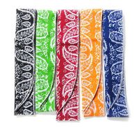 1 JellyBeadZ Brand Cooling Neck Bandana Scarf in Red, Orange, Green,  Black or Blue- 1 Scarf