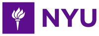 NYU Liberty Torch Logo (Horizontal) - Vinyl - 7 Inches (Color: Purple) Decal Laptop Tablet Skateboard Car Windows Stickers
