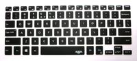 BingoBuy US Layout Keyboard Protector Skin Cover for Dell Inspiron 13-7347 13-7348 13-7359 13-7352 13-7353 15-7547 15-7548 XPS 13-9343 13-9350 13-9360 with BingoBuy Credit Card Case (semi-Black)
