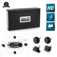 360 Degree Bird View Panoramic System Waterproof Seamless 4 Camera Car DVR Universal Recording Parking Rear View Cam for All Car by CarThree