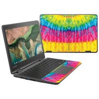 MightySkins Skin Compatible with Lenovo 300e Chromebook 11.6" (2018) - Tie Dye 2 | Protective, Durable, and Unique Vinyl Decal wrap Cover | Easy to Apply, Remove, and Change Styles | Made in The USA