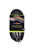 Accenta ACC-2612 Braided Cable with 3.5mm to 3.5mm Stereo Gold, 12'