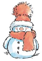 Penny Black 2521K Snowy Wood Mounted Rubber Stamp