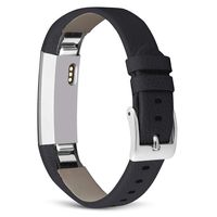 UMAXGET Leather Band Compatible with Fitbit Alta (HR)/Ace Bands, Retro Genuine Leather Replacement Strap with Metal Buckle Compatible with Fitbit Alta (HR)/Ace Women Men