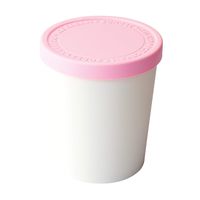 Tovolo Tight-Fitting, Stack-Friendly, Sweet Treat Ice Cream Tub - Pink