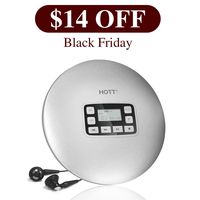 Portable CD Player, HOTT Portable Personal CD Player with Headphone