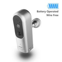 Wireless IP Camera  100% Wirefree Camera Rechargeable Battery Powered Indoor HD Wifi Wire-Free Security Camera with Two Way Audio and Night Vision