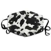 Dairy Cow Spot Dust Mask,Washable and Reusable Cleaning Gardening Outdoor Activities Warm Windproof Mask
