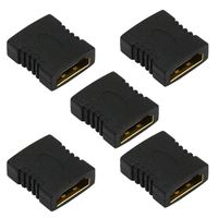 Mchoice 5pcs Universal HDMI Female to Female F F Coupler Extender Adapter Connector HDTV HDCP